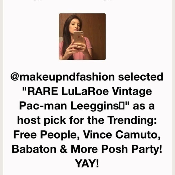 LuLaRoe Version 1.0 Orange Pac-man Buttery Soft Leggings - OS - Picture 4 of 12